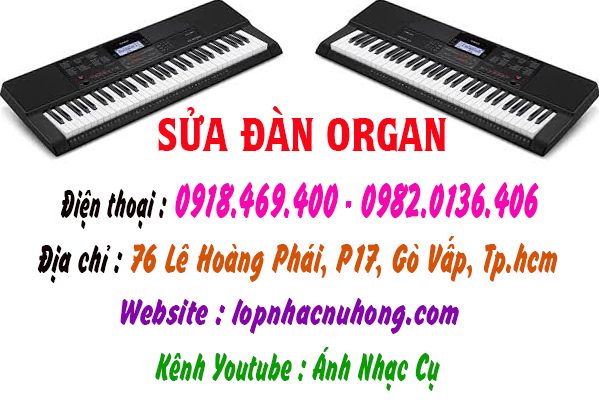 Chuyên sửa đàn organ, thay màn hình đàn organ tại gò vấp, tphcm