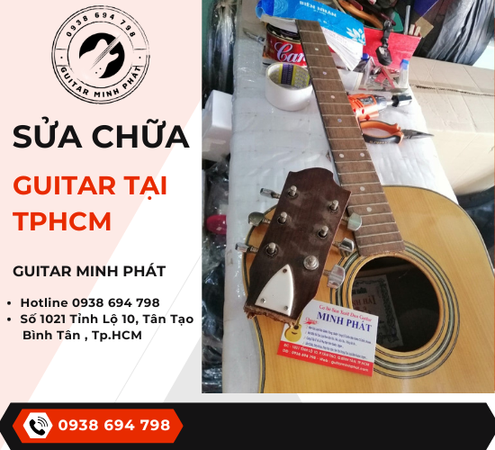 Sửa đàn guitar, gắn eq guitar tại Tphcm