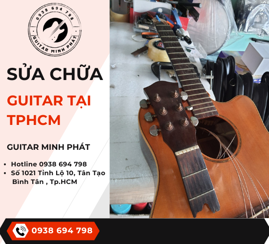 Sửa đàn guitar, gắn eq guitar tại Tphcm