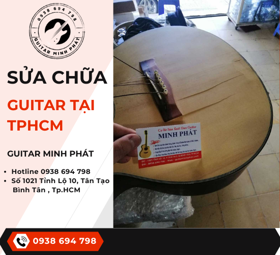 Sửa đàn guitar, gắn eq guitar tại Tphcm