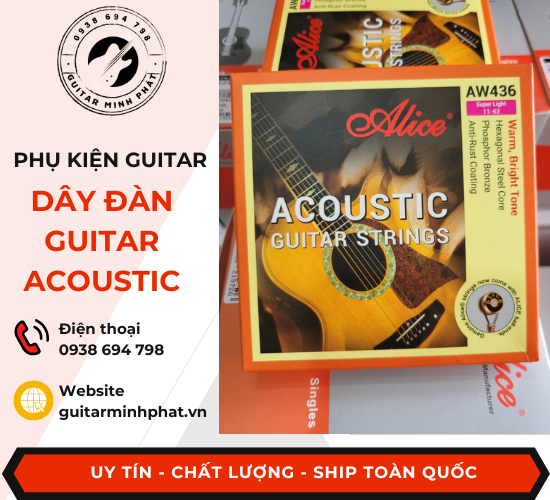 Mua dây đàn guitar Acoustic giá rẻ quận Bình Tân Tphcm