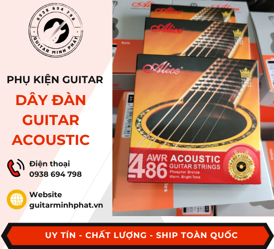 Mua dây đàn guitar Acoustic giá rẻ quận Bình Tân Tphcm