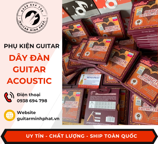 Mua dây đàn guitar Acoustic giá rẻ quận Bình Tân Tphcm