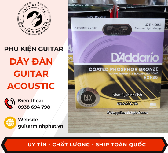 Mua dây đàn guitar Acoustic giá rẻ quận Bình Tân Tphcm