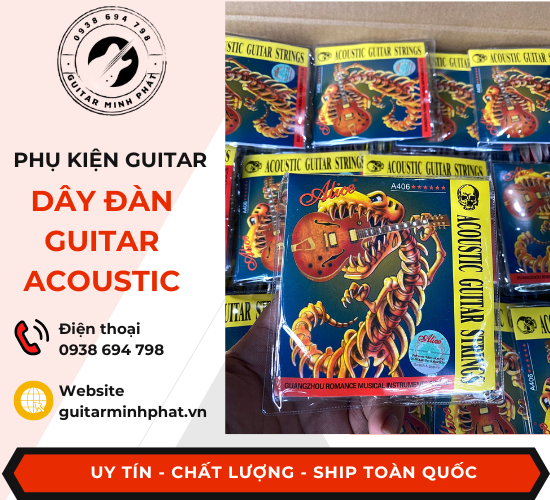 Mua dây đàn guitar Acoustic giá rẻ quận Bình Tân Tphcm