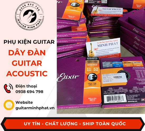 Mua dây đàn guitar Acoustic giá rẻ quận Bình Tân Tphcm