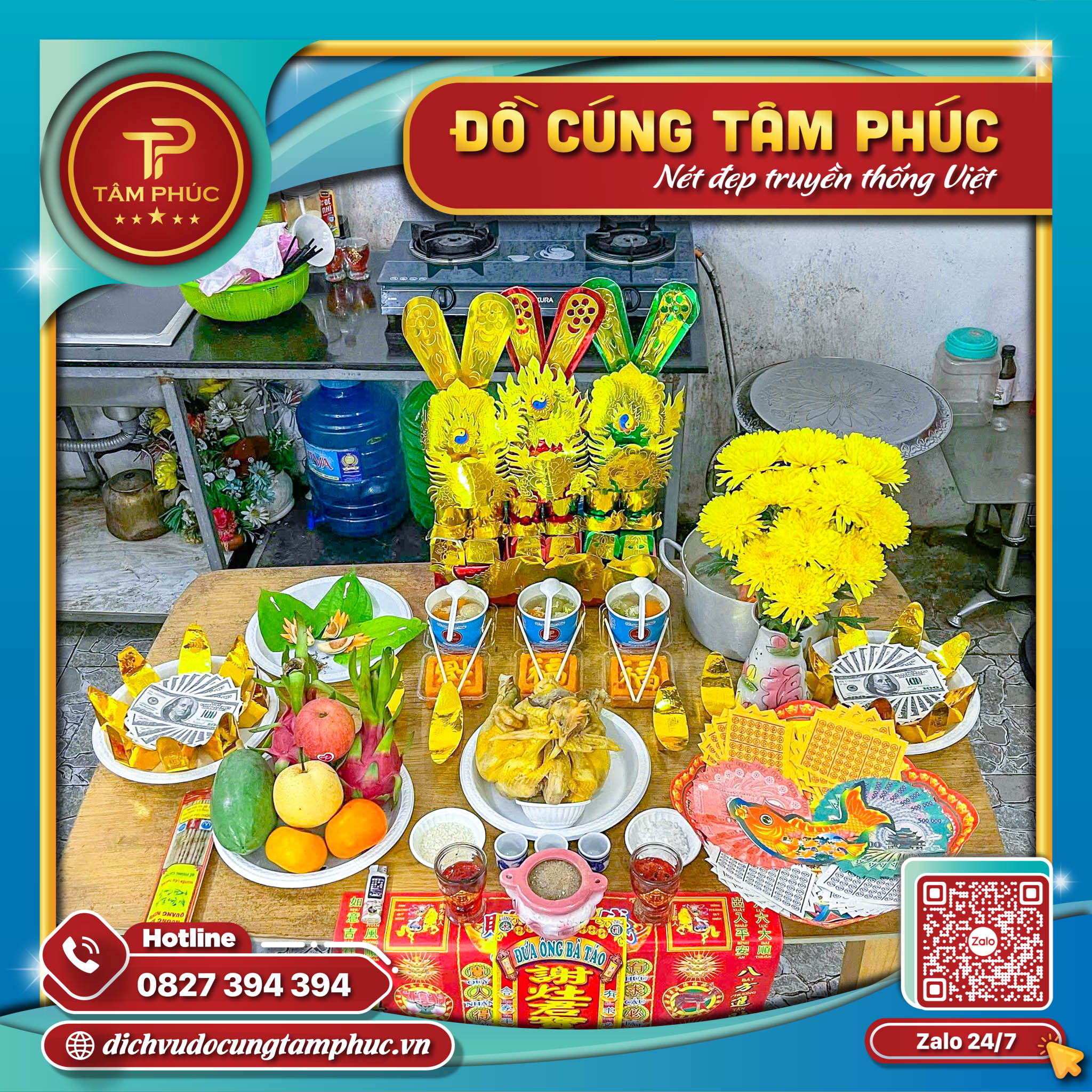 Dịch Vụ Mâm Cúng Táo Quân Tại Cần Thơ