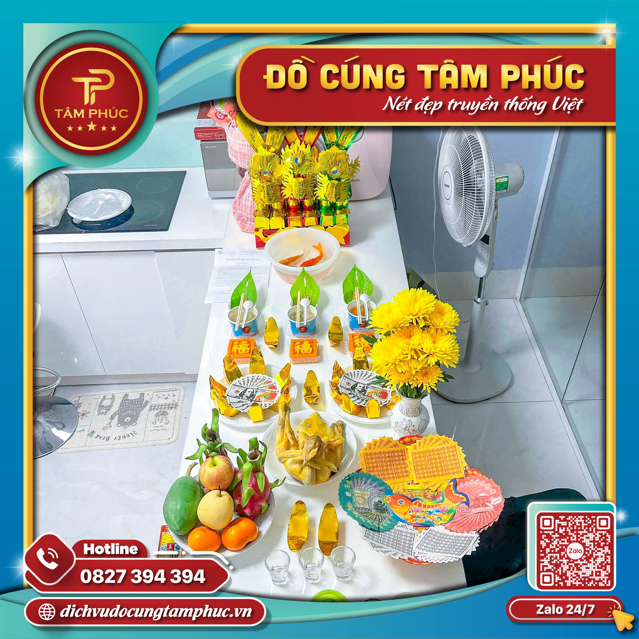 Hướng Dãn Chuẩn Bị Lễ Vật Trên Mâm Cúng Ông Táo