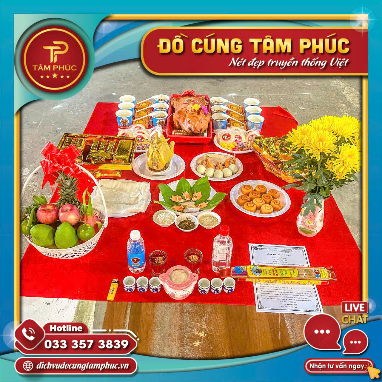 Dịch Vụ Mâm Cúng Giỗ Tổ Ngành