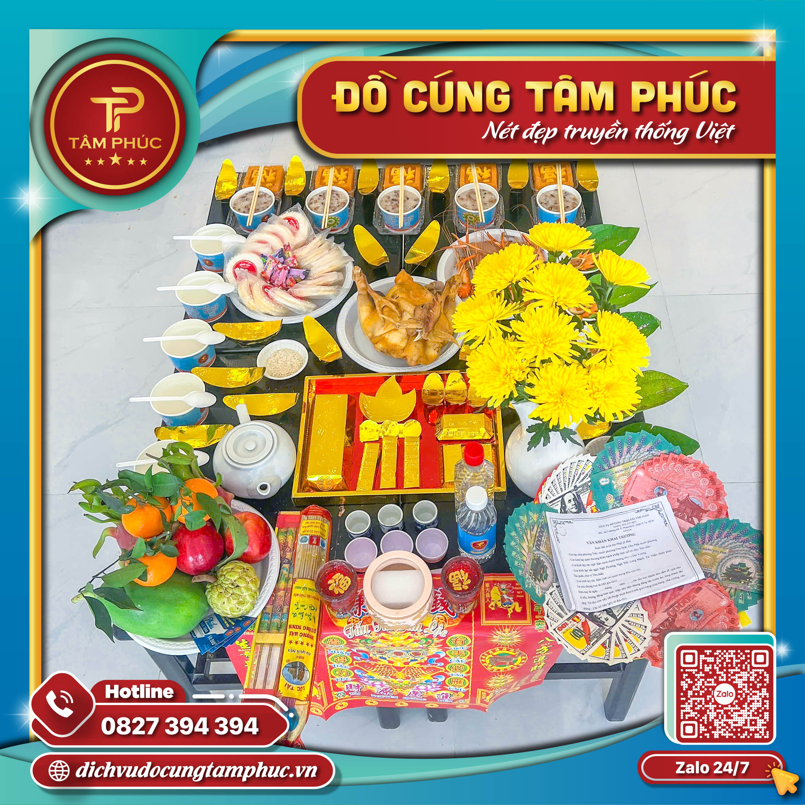 Cúng Mừng Khai Trương Đầu Năm Mới