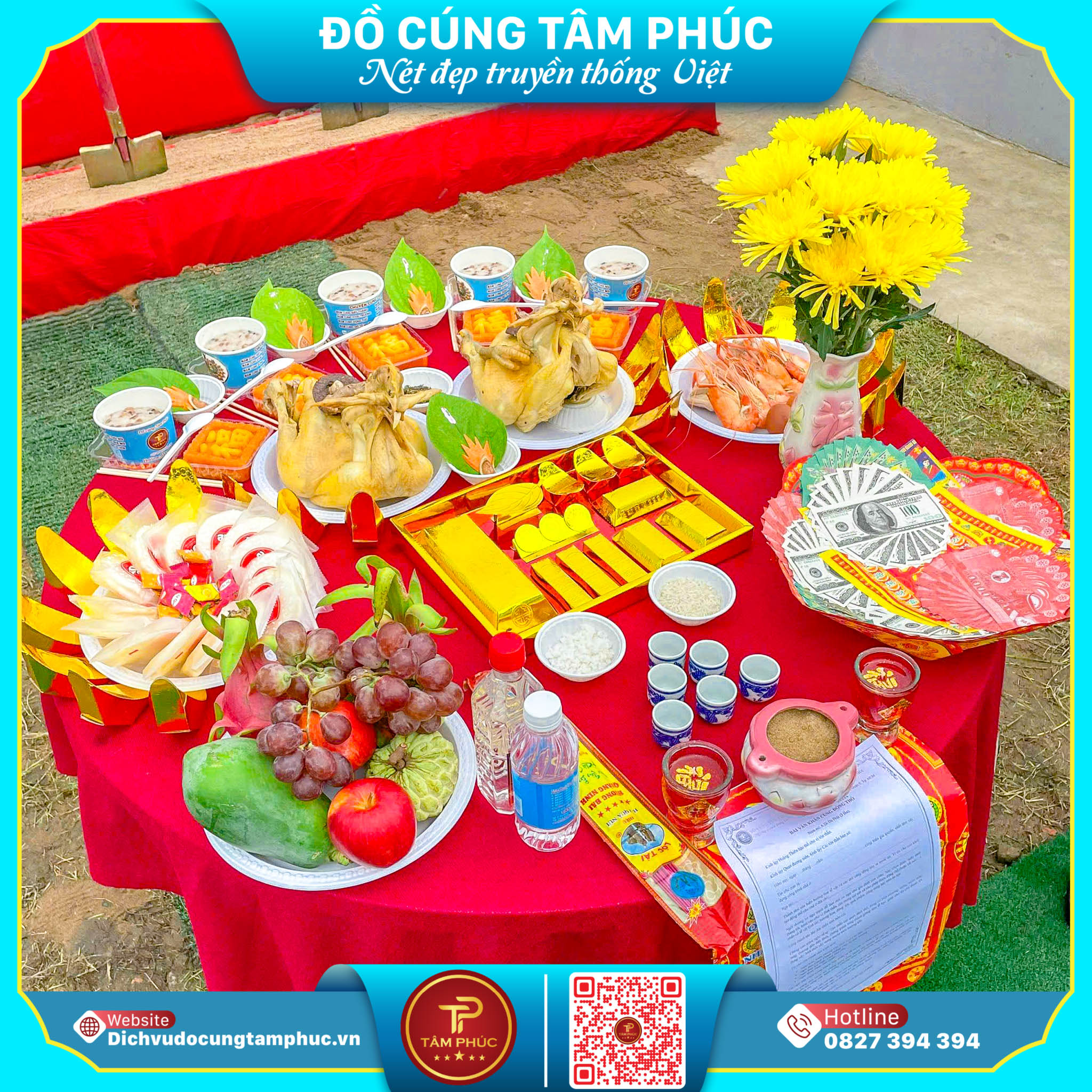 Hướng Dẫn Chuẩn Bị Mâm Cúng Động Thổ Đúng Nghi Lễ