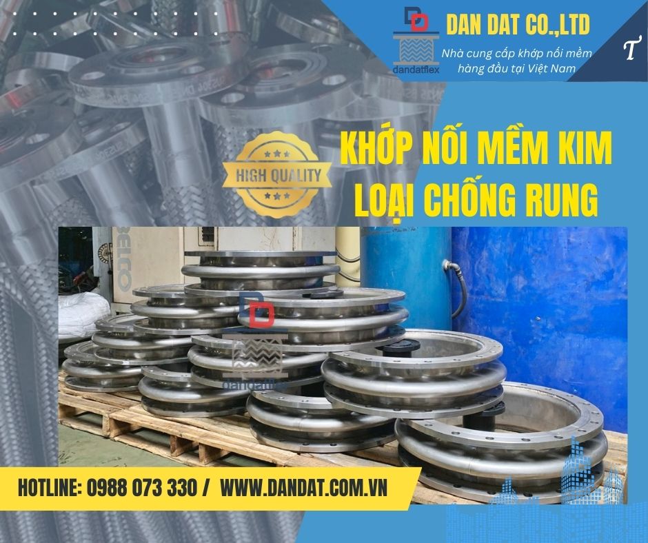 Khớp nối chống rung máy bơm, khớp nối mềm rắc co vi sinh, khopnoimem