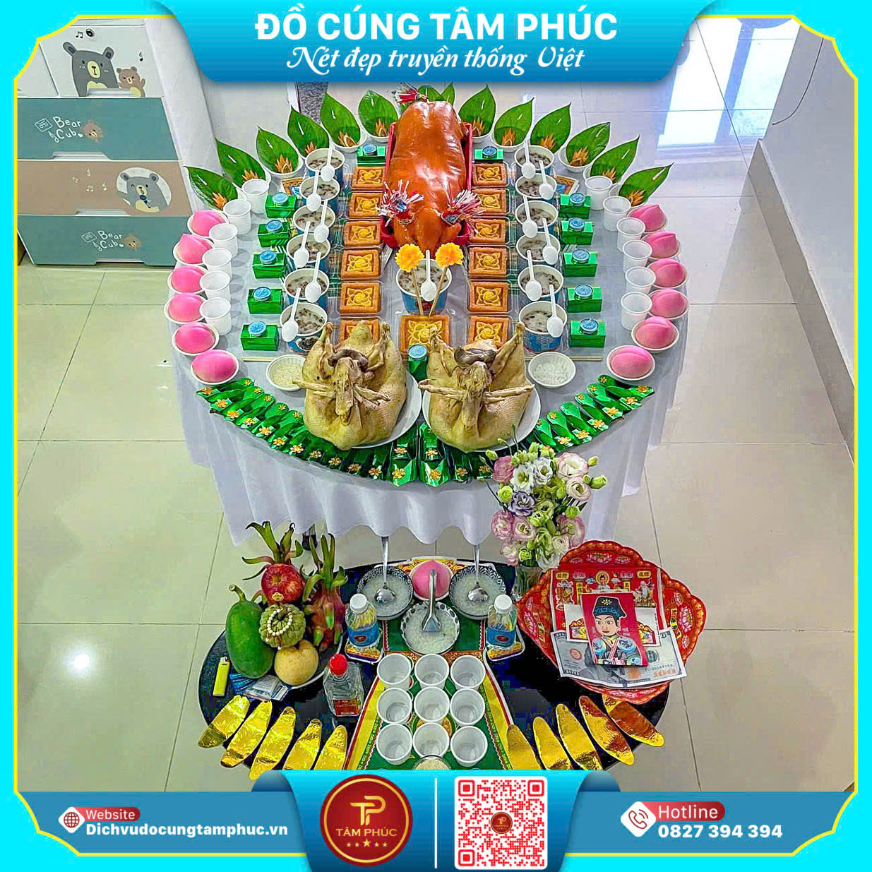 Heo Quay Con Lễ Vật Mang Theo Điều May Mắn Trên Mâm Cúng