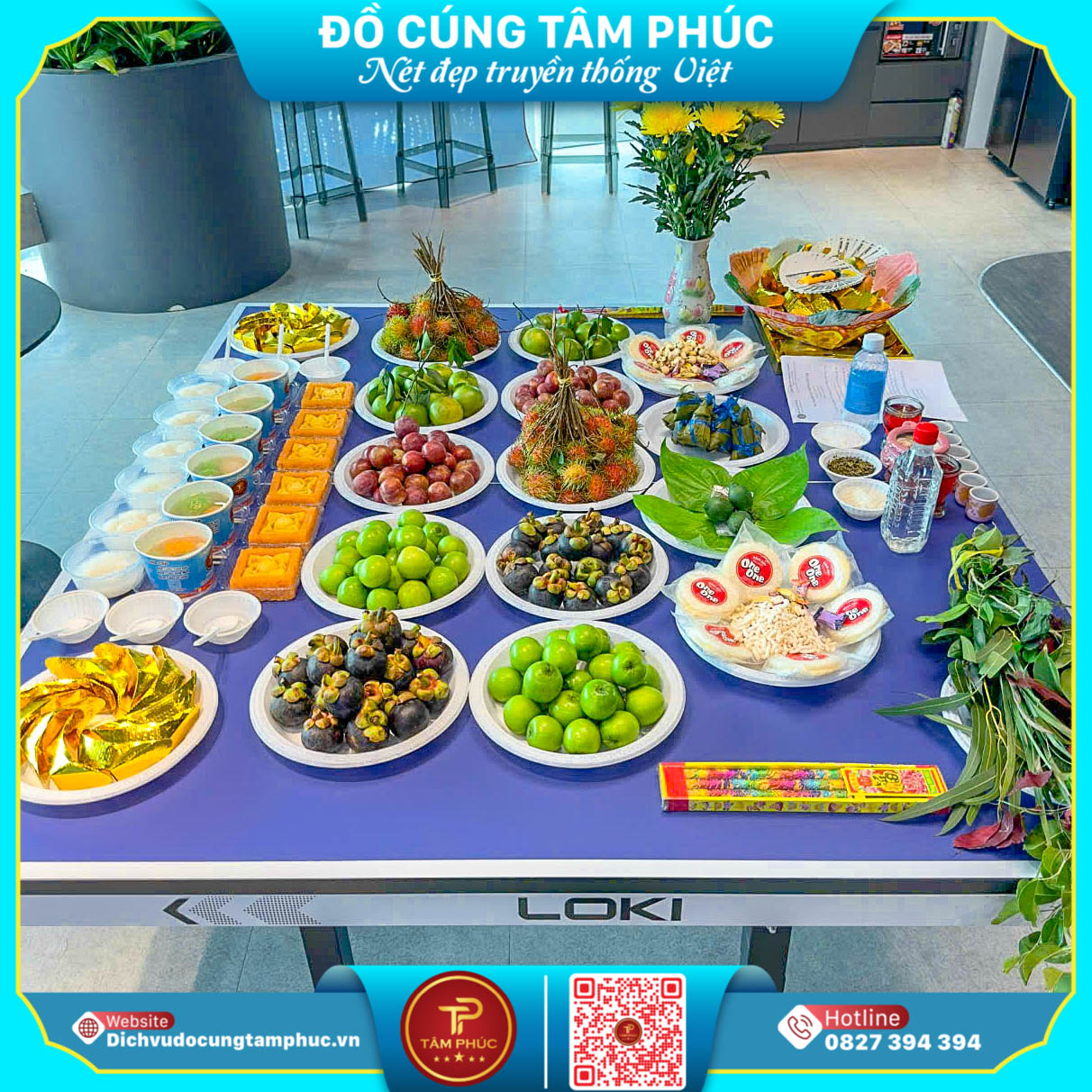 Mâm cúng tết đoan ngọ, mùng 5 tháng 5 âm lịch tại Cần Thơ.
