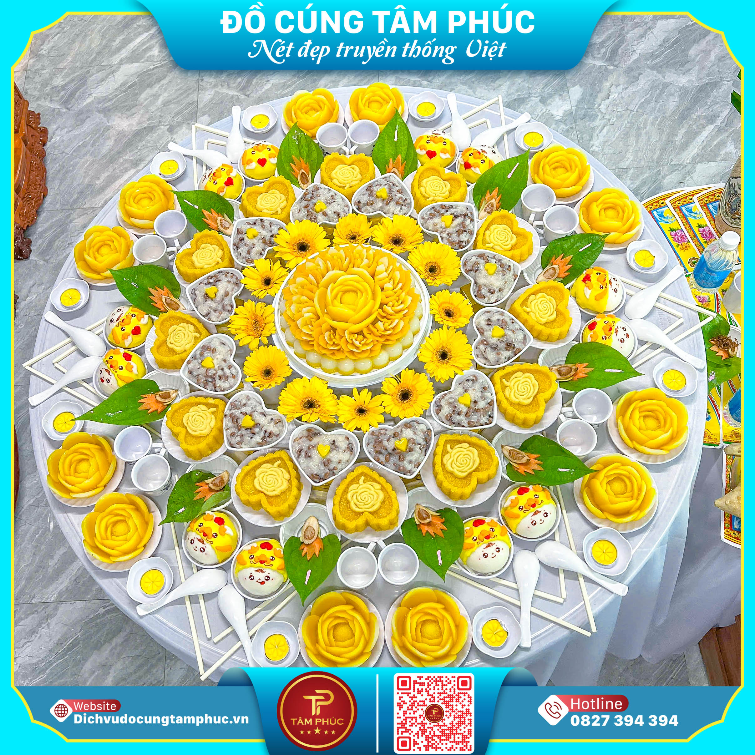 Mâm cúng thôi nôi, đầy tháng trọn gói Tại Cần Thơ.