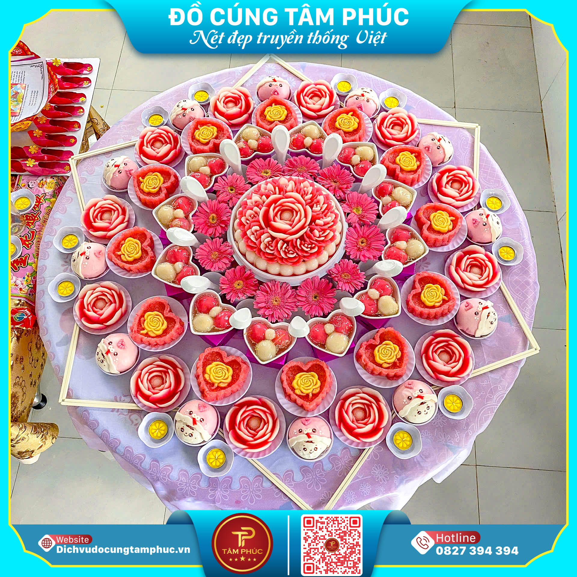 Mâm cúng căn cho bé đầy đủ, trọn gói cho bé Tại Cần Thơ,