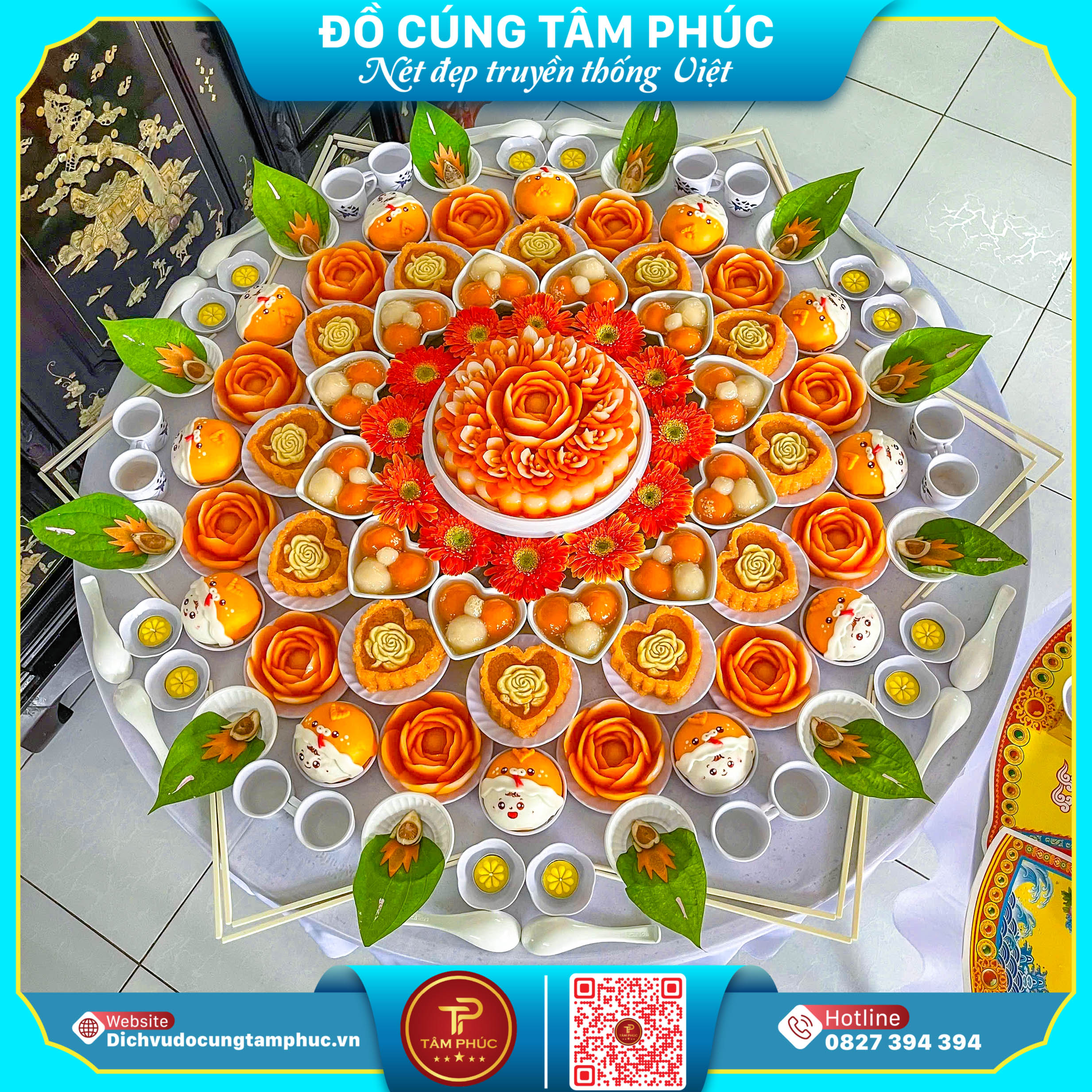 Mâm cúng căn cho bé đầy đủ, trọn gói cho bé Tại Cần Thơ,