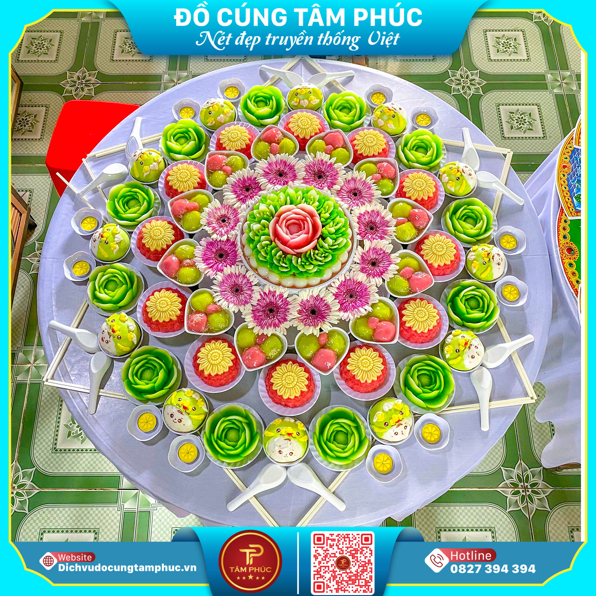 Vị trí đặt mâm cúng mụ cho bé chuẩn lễ nghi.