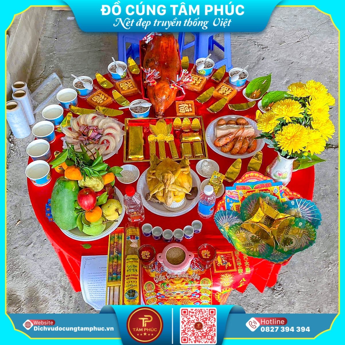 Mâm cúng khởi công, động thổ trọn gói tại Cần Thơ