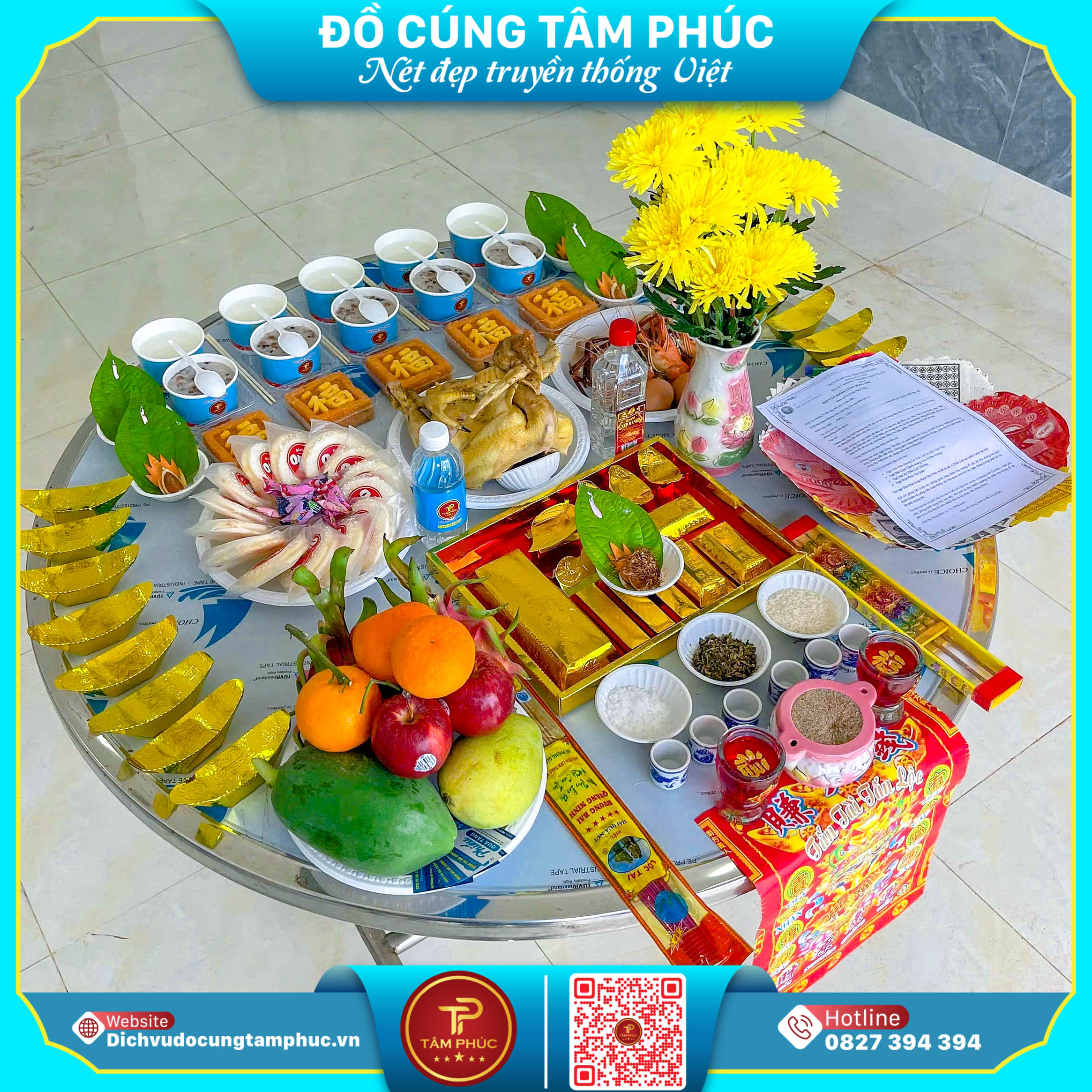 Mâm cúng khởi công, động thổ trọn gói tại Cần Thơ