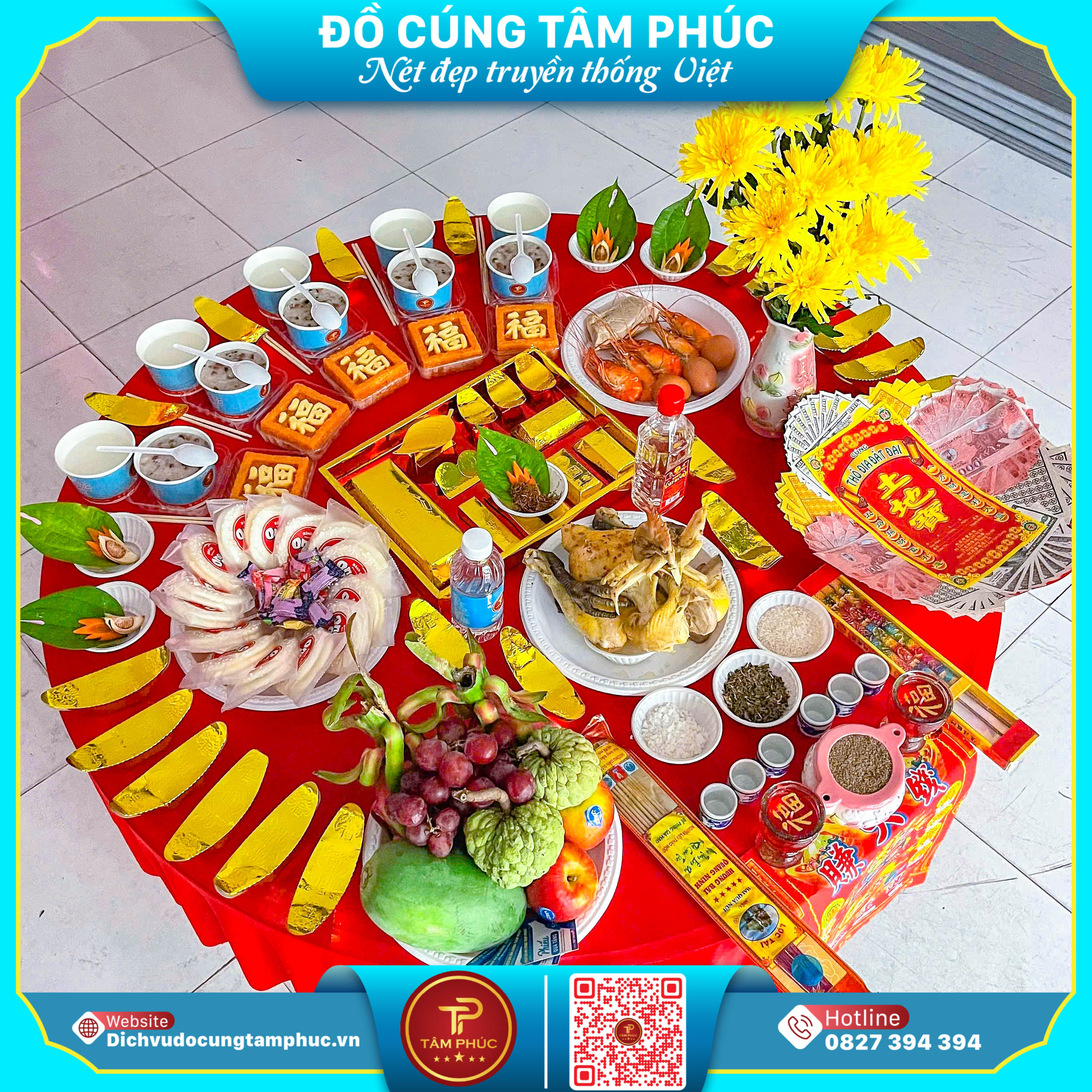 Mâm cúng khởi công, động thổ trọn gói tại Cần Thơ