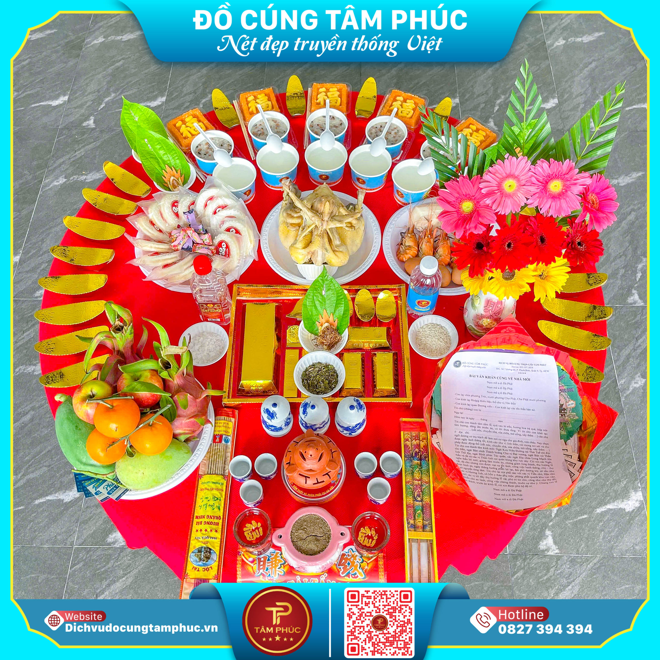 Ý Nghĩa Xôi Gấc Chữ Phúc Trên Mâm Cúng Truyền Thống Người Việt