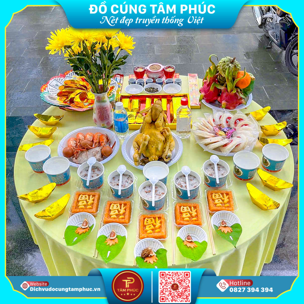 Ý Nghĩa Xôi Gấc Chữ Phúc Trên Mâm Cúng Truyền Thống Người Việt