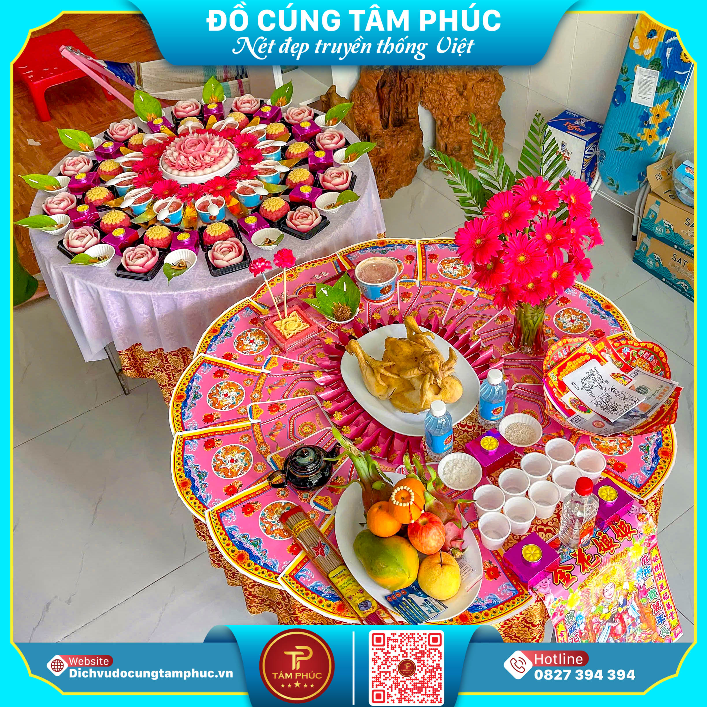 ý nghĩa của gà trống trên mâm cúng mụ cho bé.