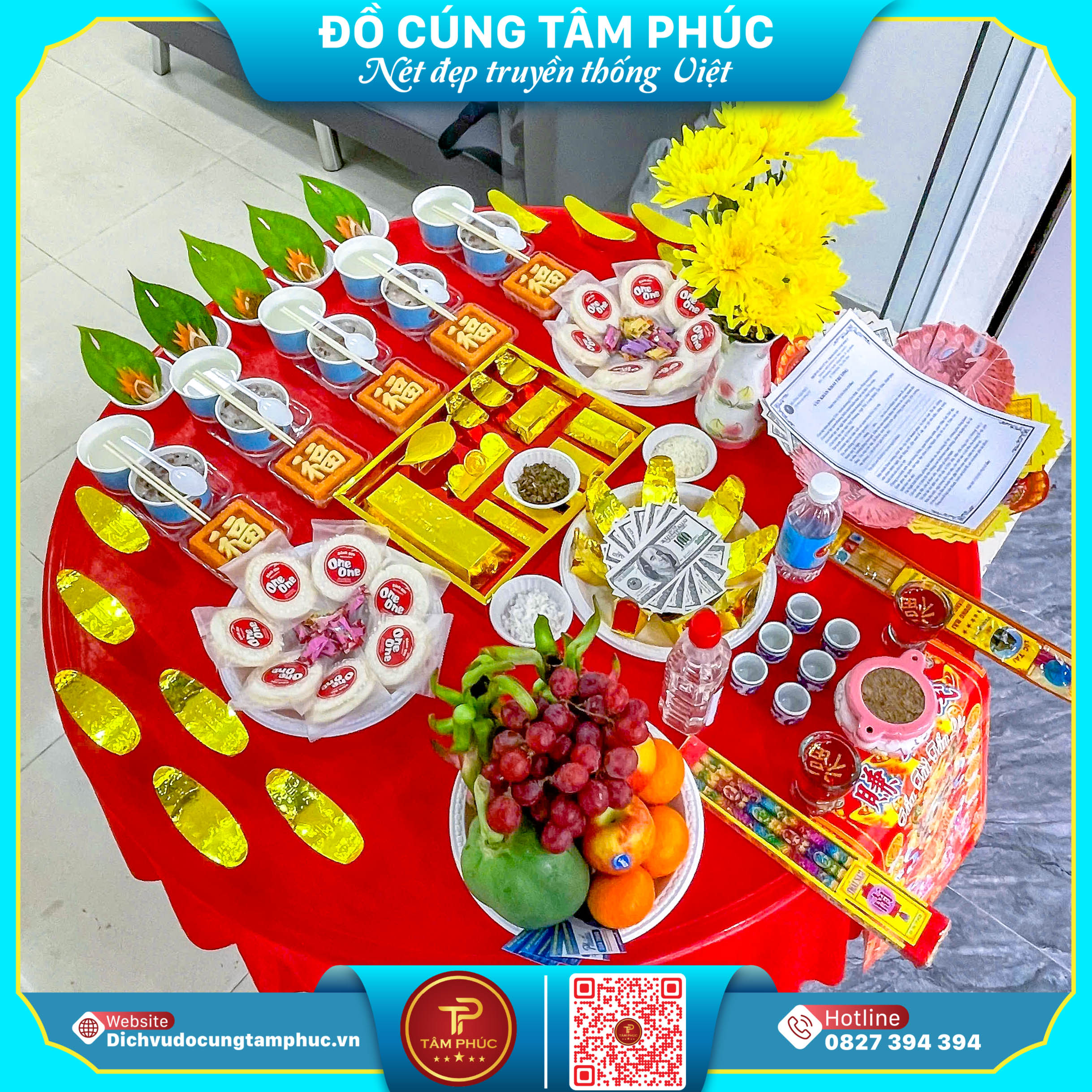 Ý nghĩa của việc đặt 5 chén cháo trắng trên mâm cúng.