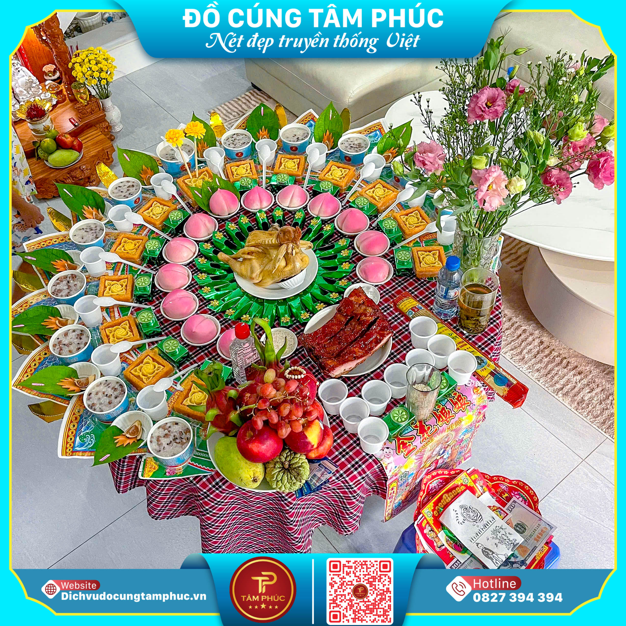 Đặt mâm cúng căn trọn gói cho bé tại Cần Thơ.