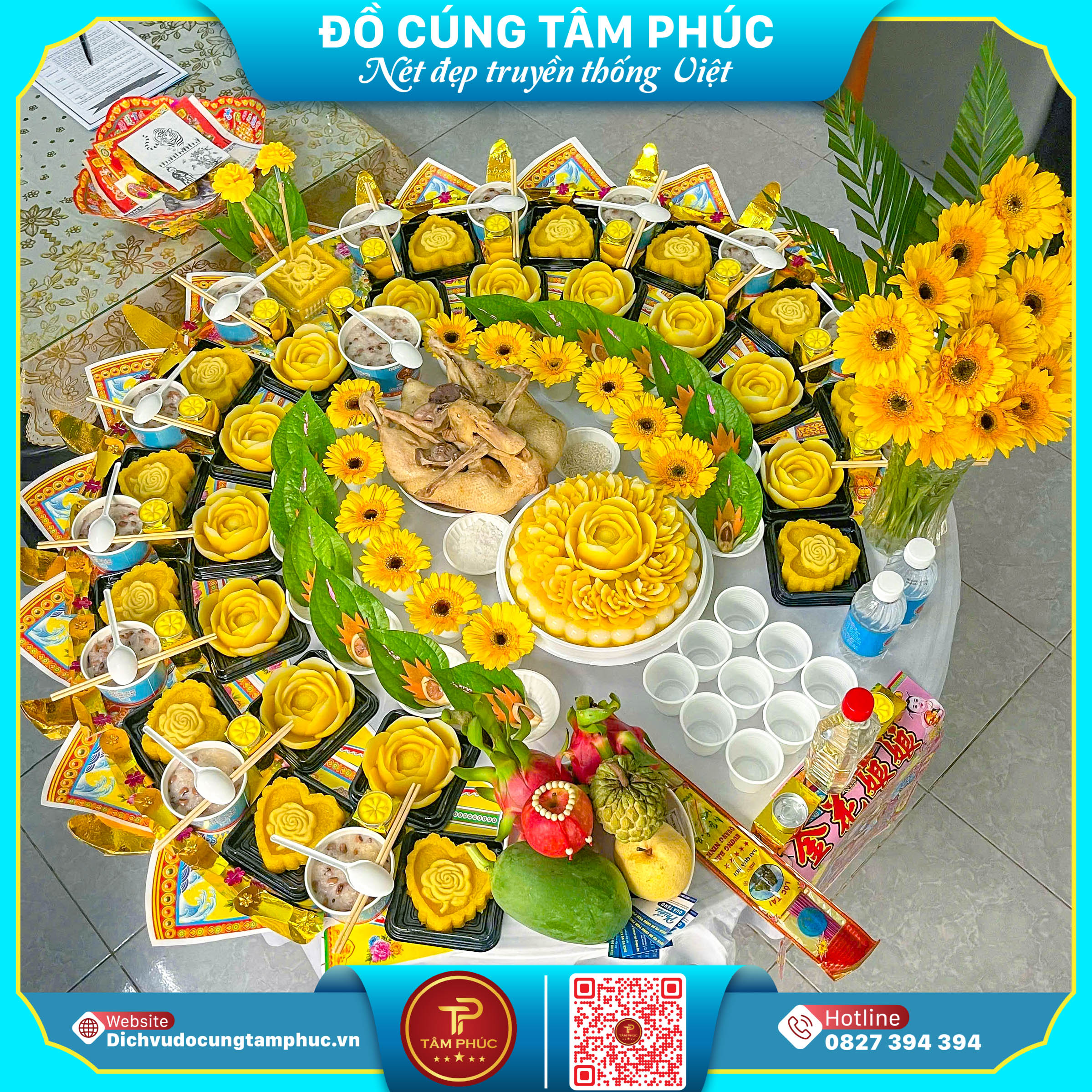 Đặt mâm cúng căn trọn gói cho bé tại Cần Thơ.