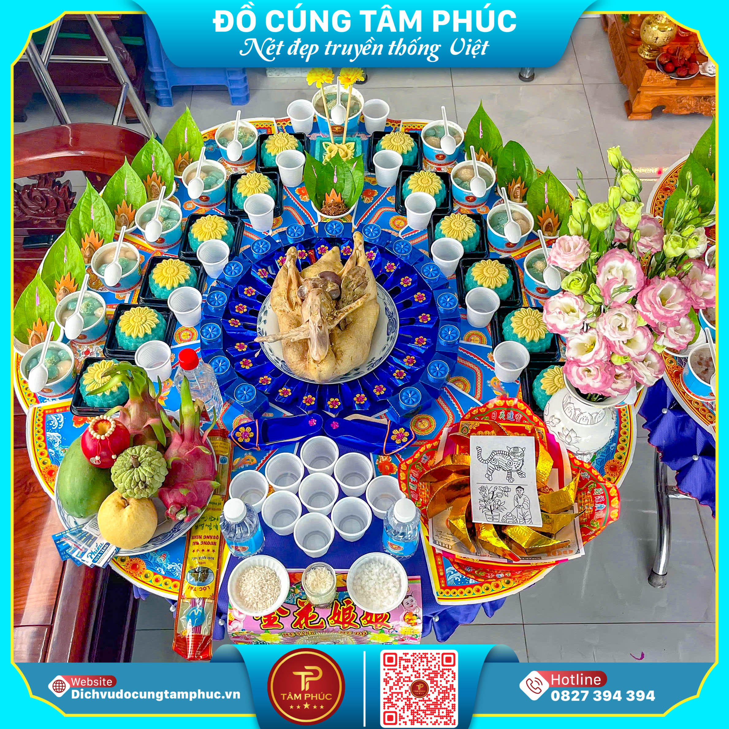 Đặt mâm cúng căn trọn gói cho bé tại Cần Thơ.