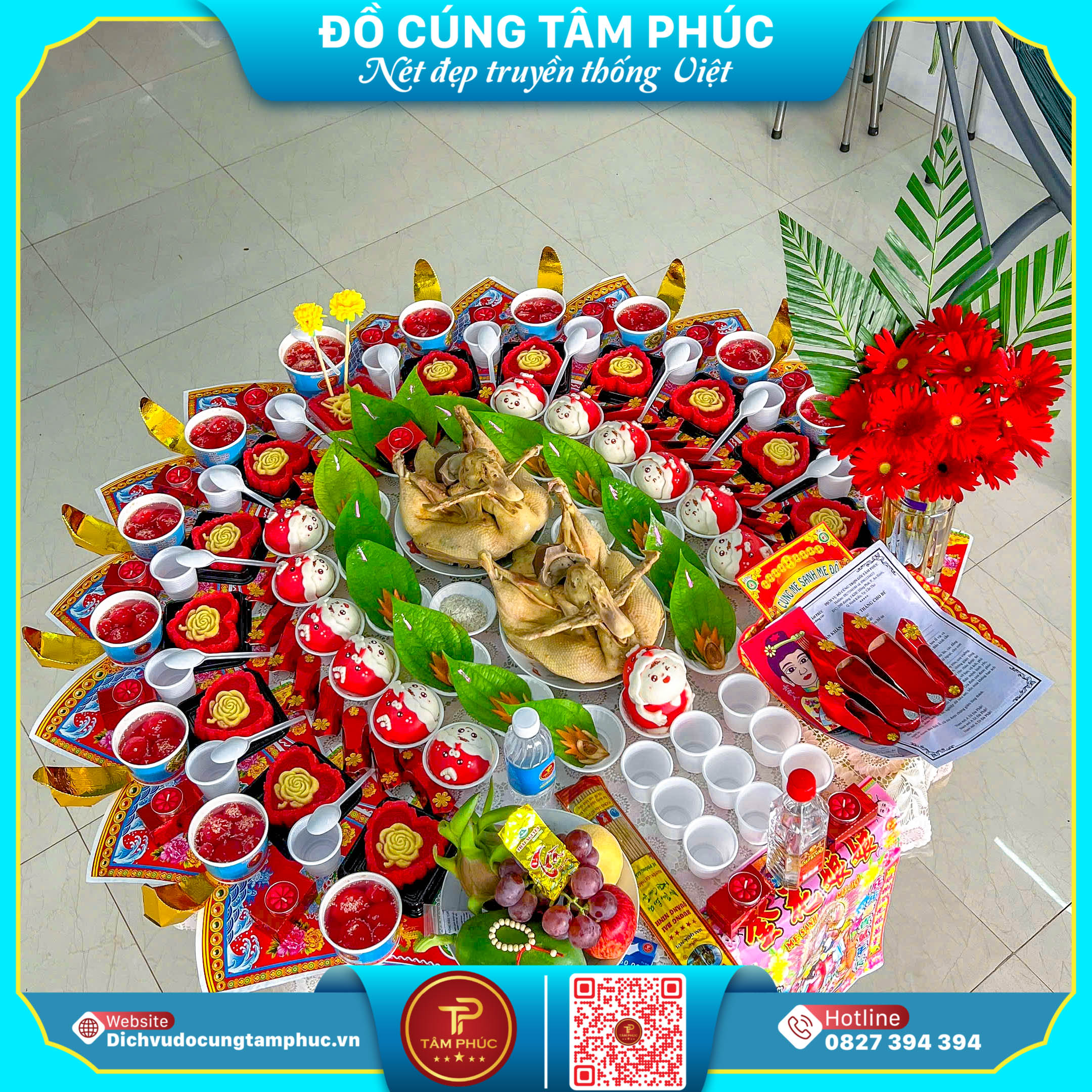 Vì sao trên mâm cúng mụ cho bé phải có đủ ngũ quả.