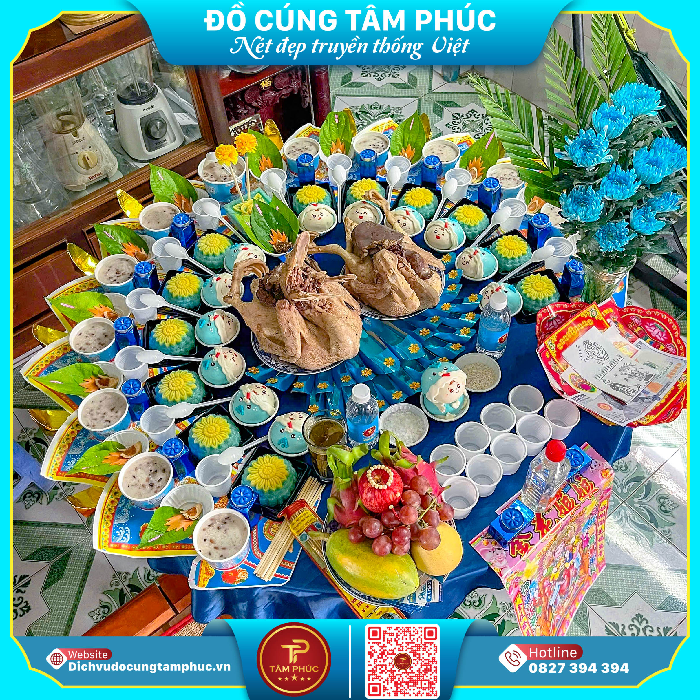 Vì sao trên mâm cúng mụ cho bé phải có đủ ngũ quả.