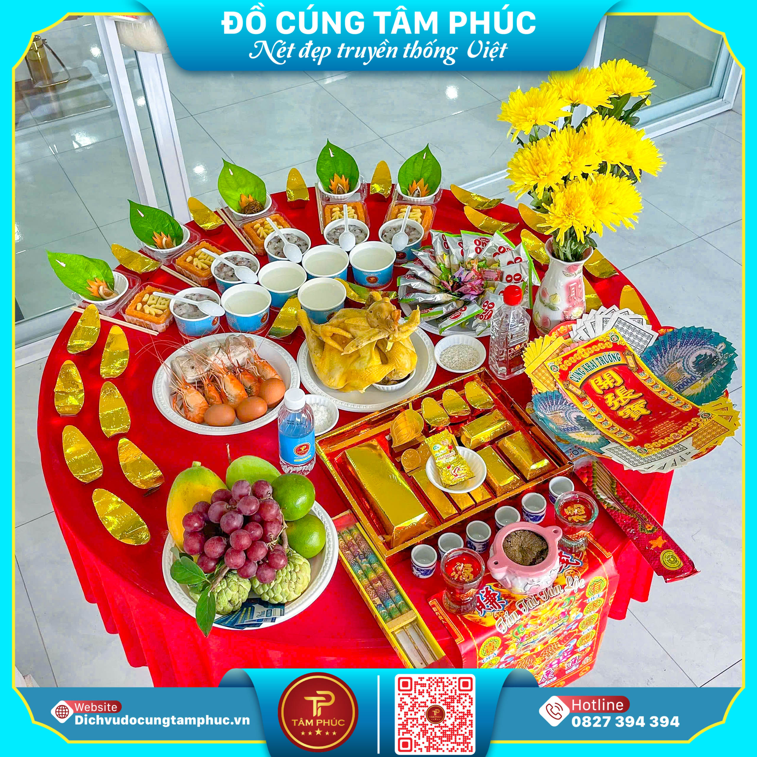 Ý Nghĩa 3 ly Rượu và 3 Ly Nước Trên Mâm Cúng Khai Trương