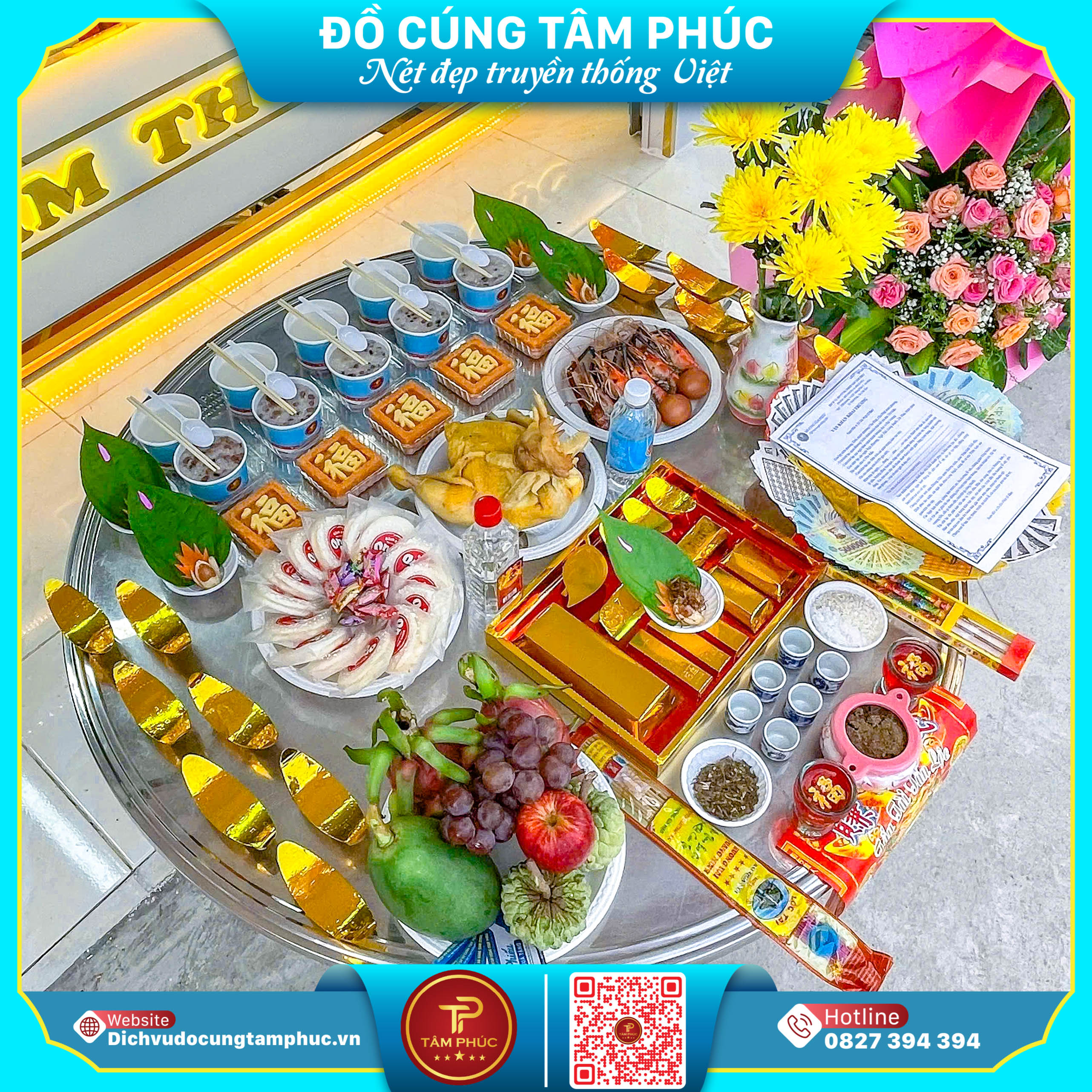 Ý Nghĩa 3 ly Rượu và 3 Ly Nước Trên Mâm Cúng Khai Trương