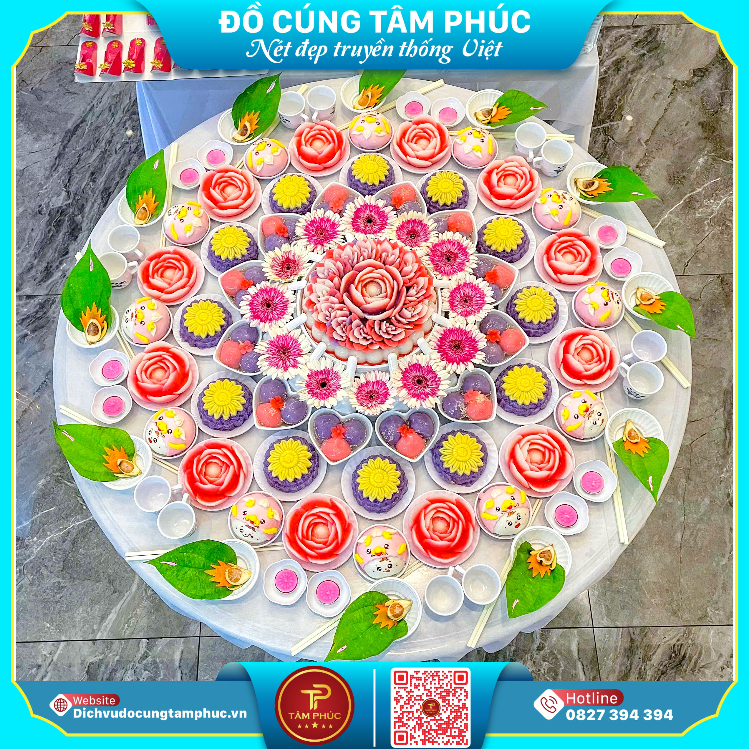 Bánh bao theo tuổi bé biểu tượng tròn đầy ý nghĩa trong lễ cúng mụ.