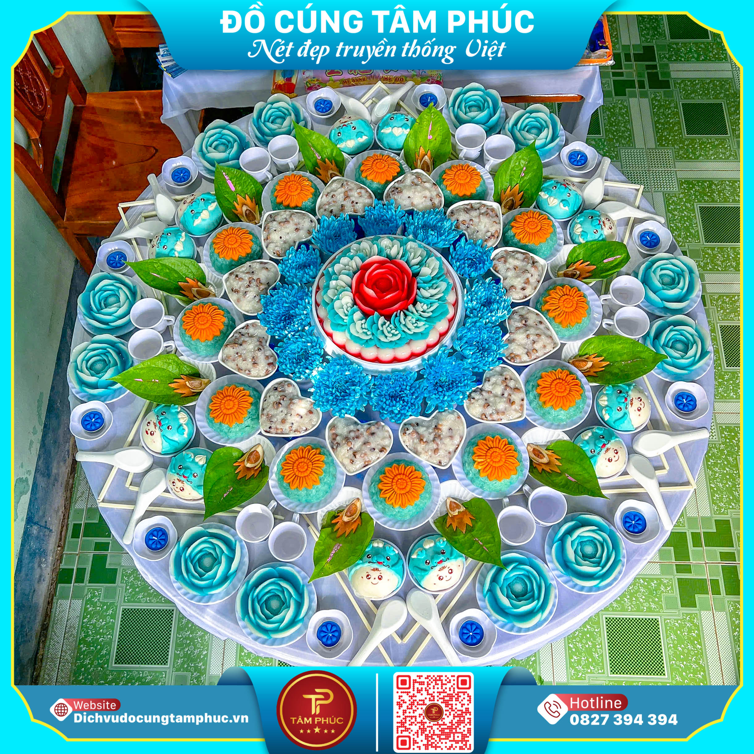 Bánh bao theo tuổi bé biểu tượng tròn đầy ý nghĩa trong lễ cúng mụ.