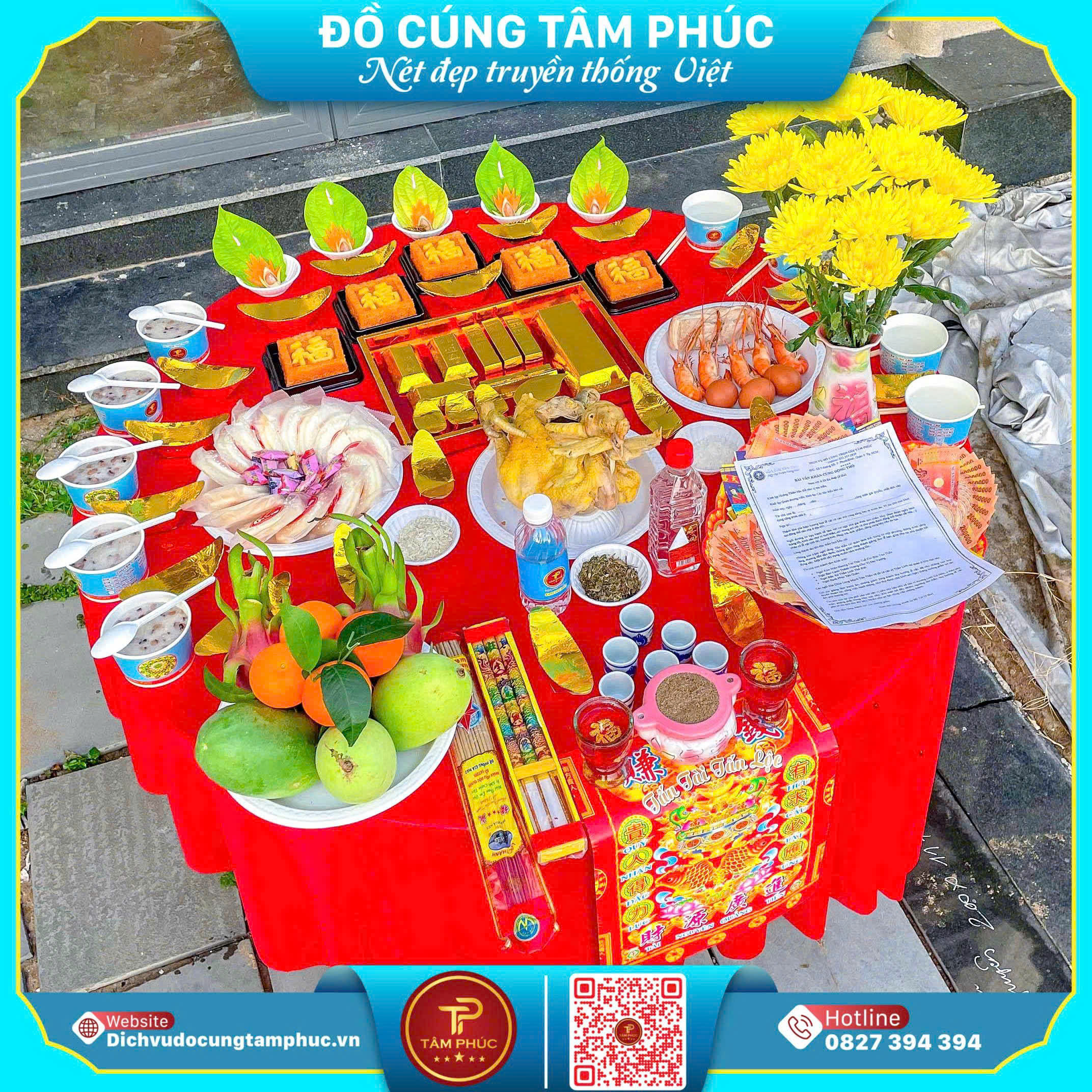 Hướng Dẫn Các Bước Chuẩn Bị Mâm Cúng Động Thổ Đúng Cách