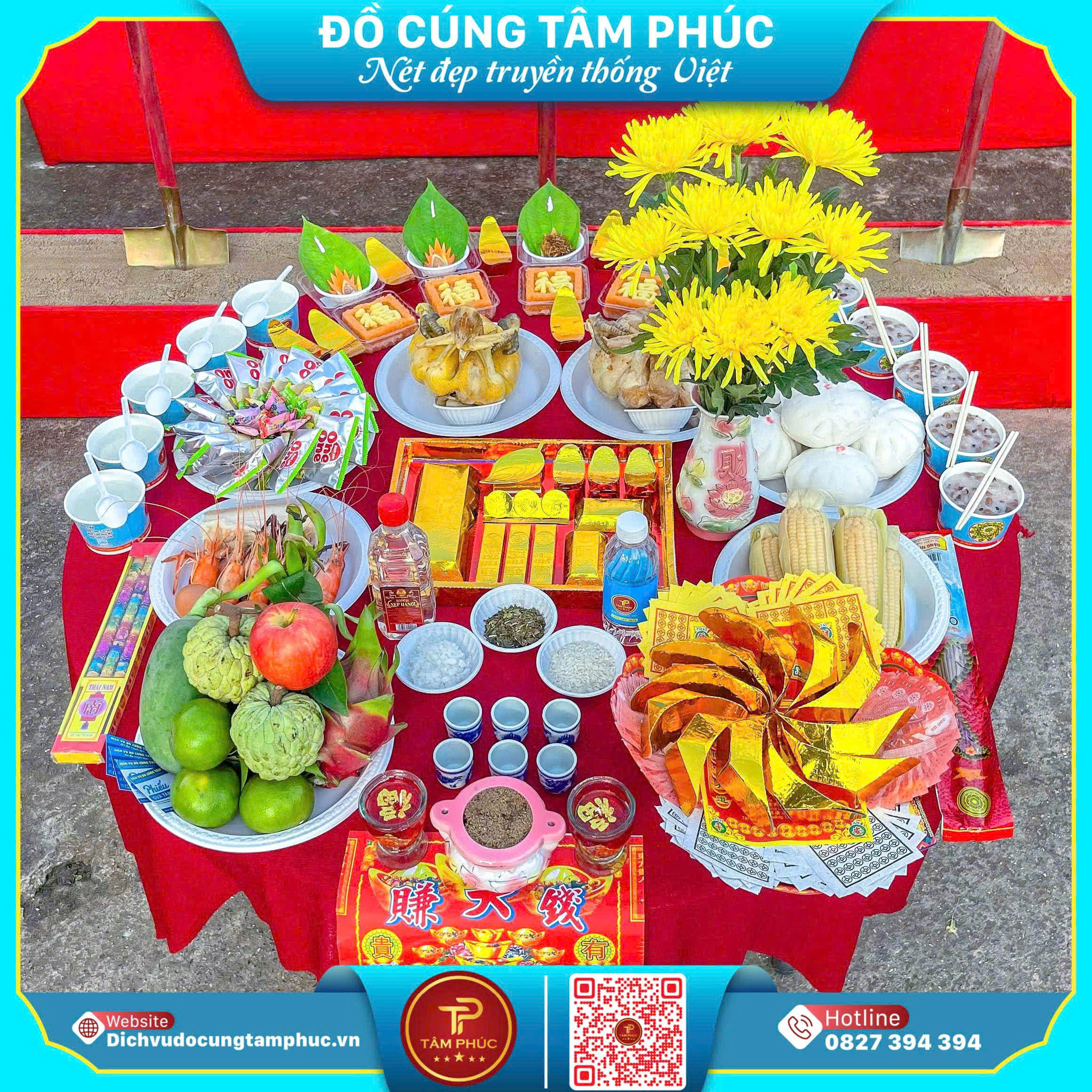 Hướng Dẫn Các Bước Chuẩn Bị Mâm Cúng Động Thổ Đúng Cách