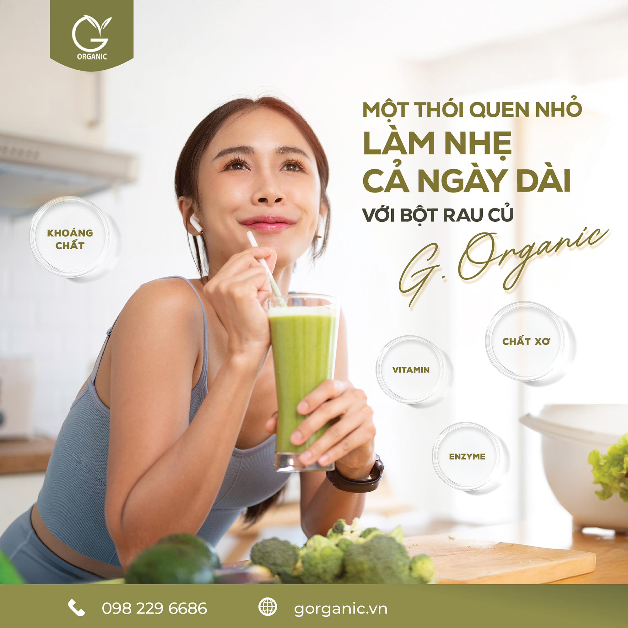 G.Organic - thực phẩm hạnh phúc được gieo trồng từ tình yêu & sự thật