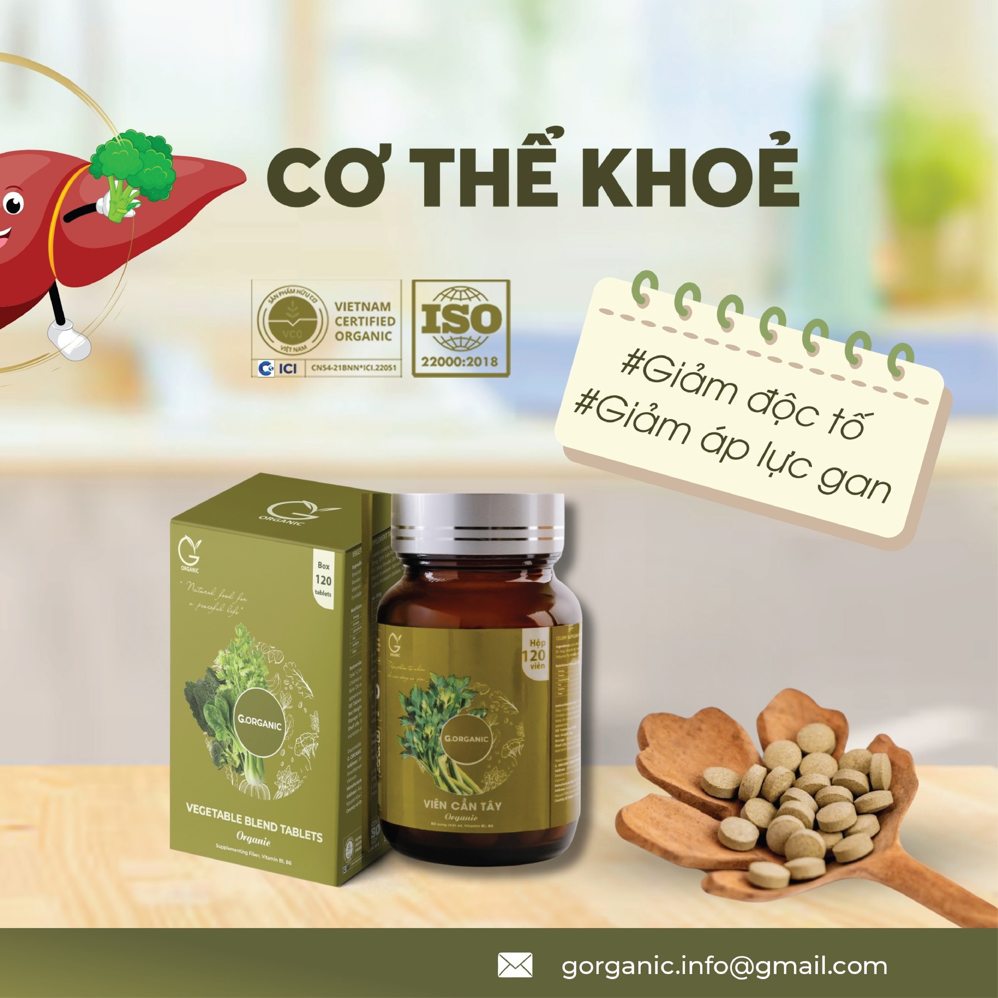 G.Organic - thực phẩm hạnh phúc được gieo trồng từ tình yêu & sự thật