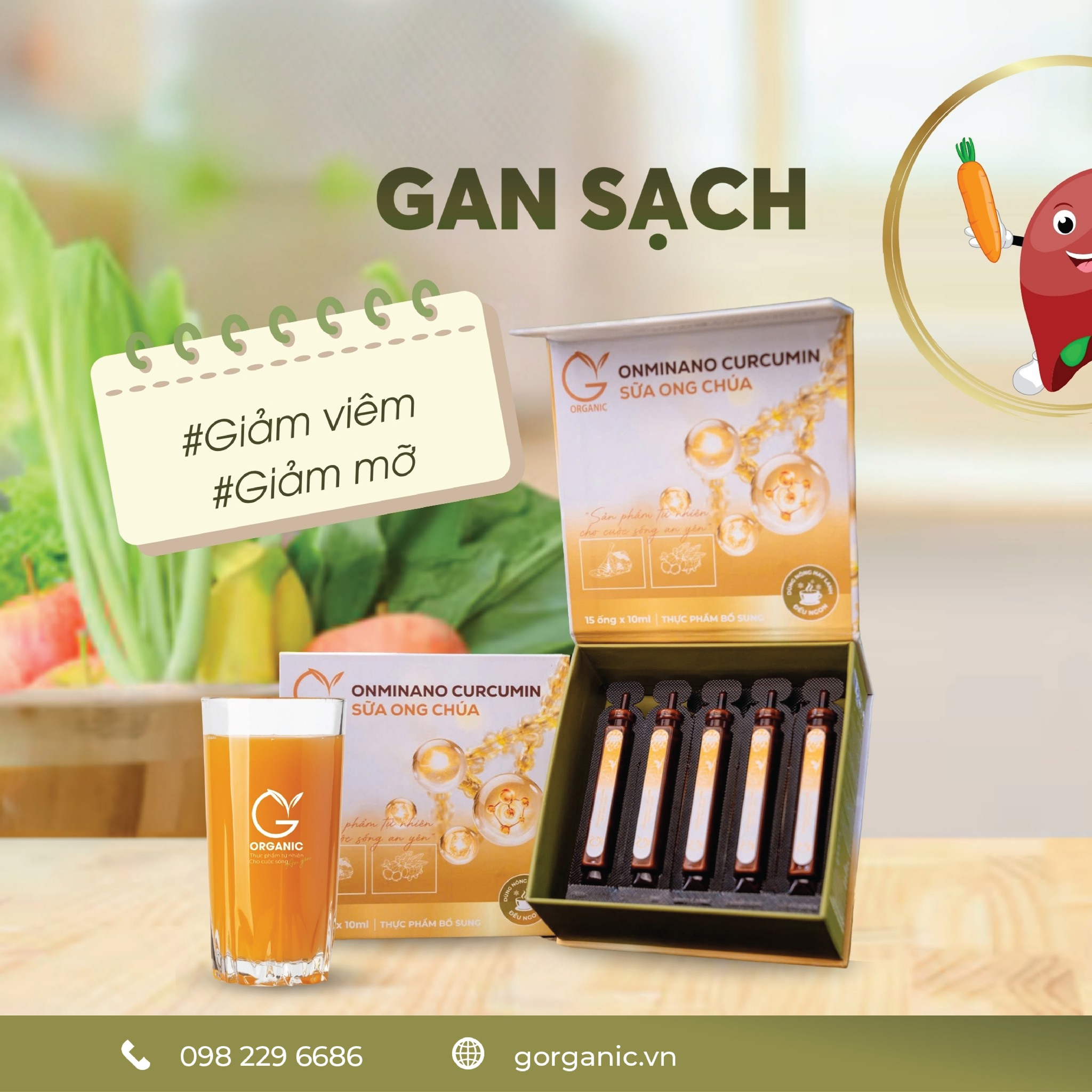 G.Organic - thực phẩm hạnh phúc được gieo trồng từ tình yêu & sự thật