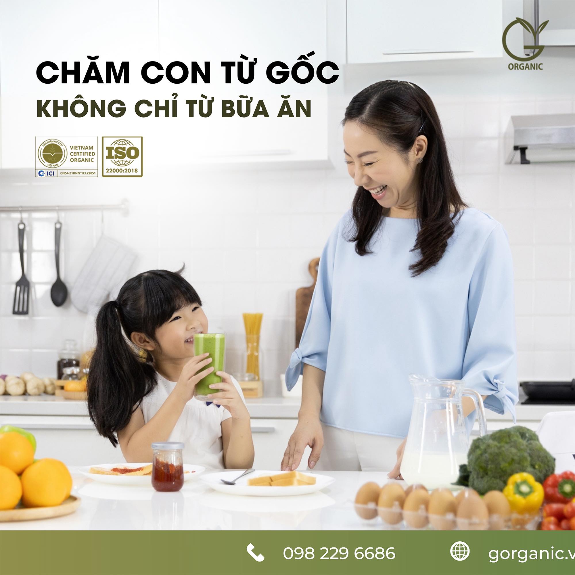 G.Organic - thực phẩm hạnh phúc được gieo trồng từ tình yêu & sự thật