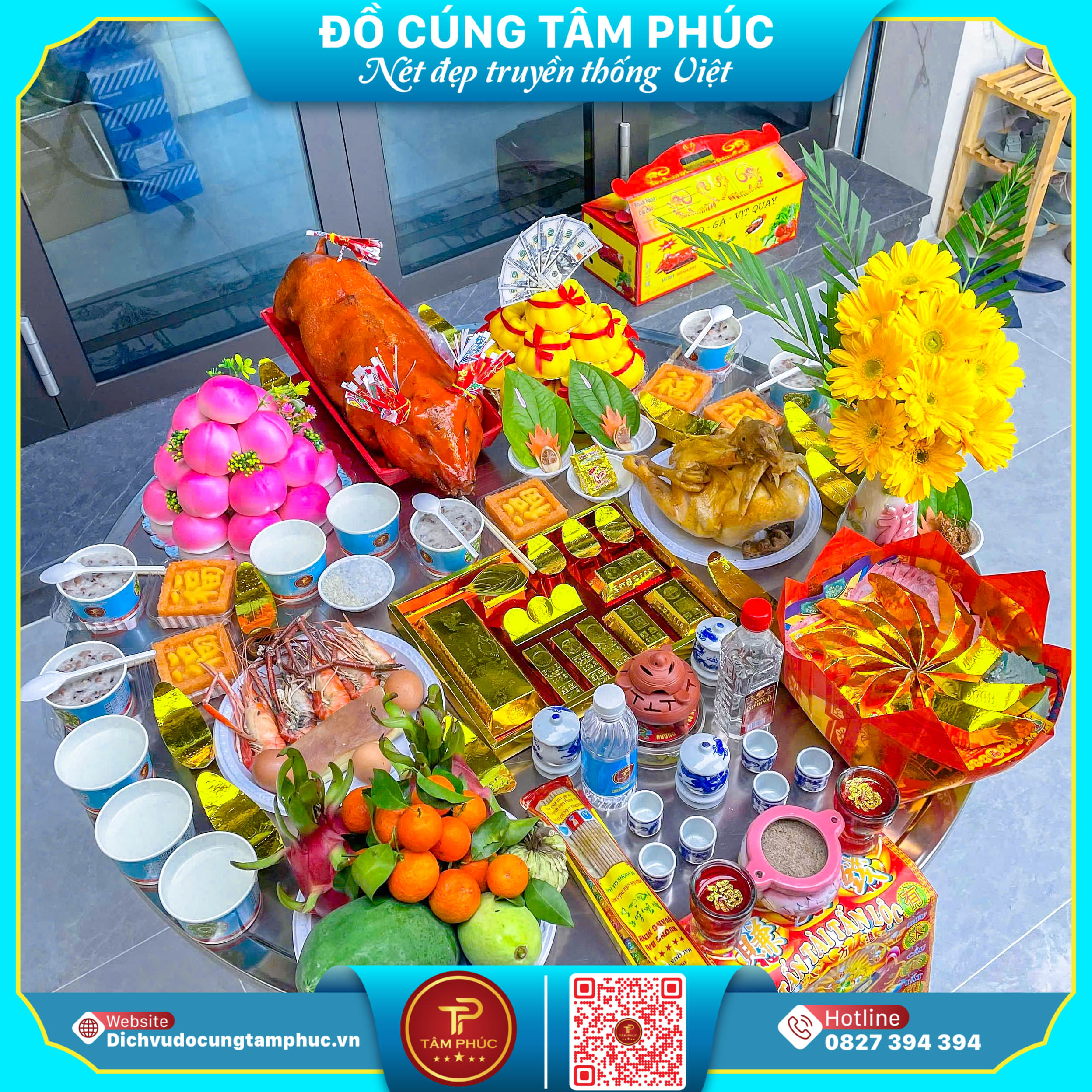 Heo quay cúng lễ nguyên con tại Cần Thơ.