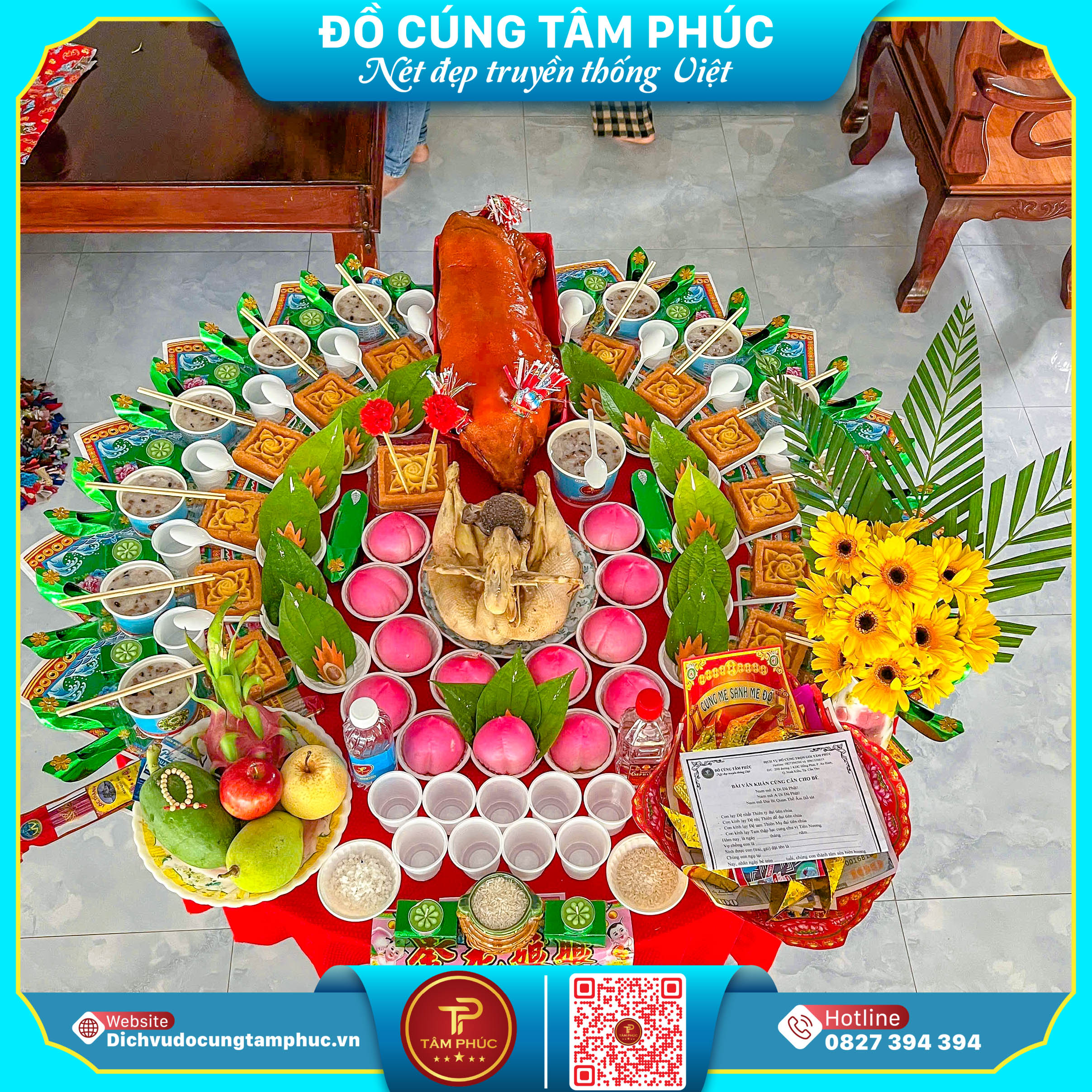 Heo quay cúng lễ nguyên con tại Cần Thơ.