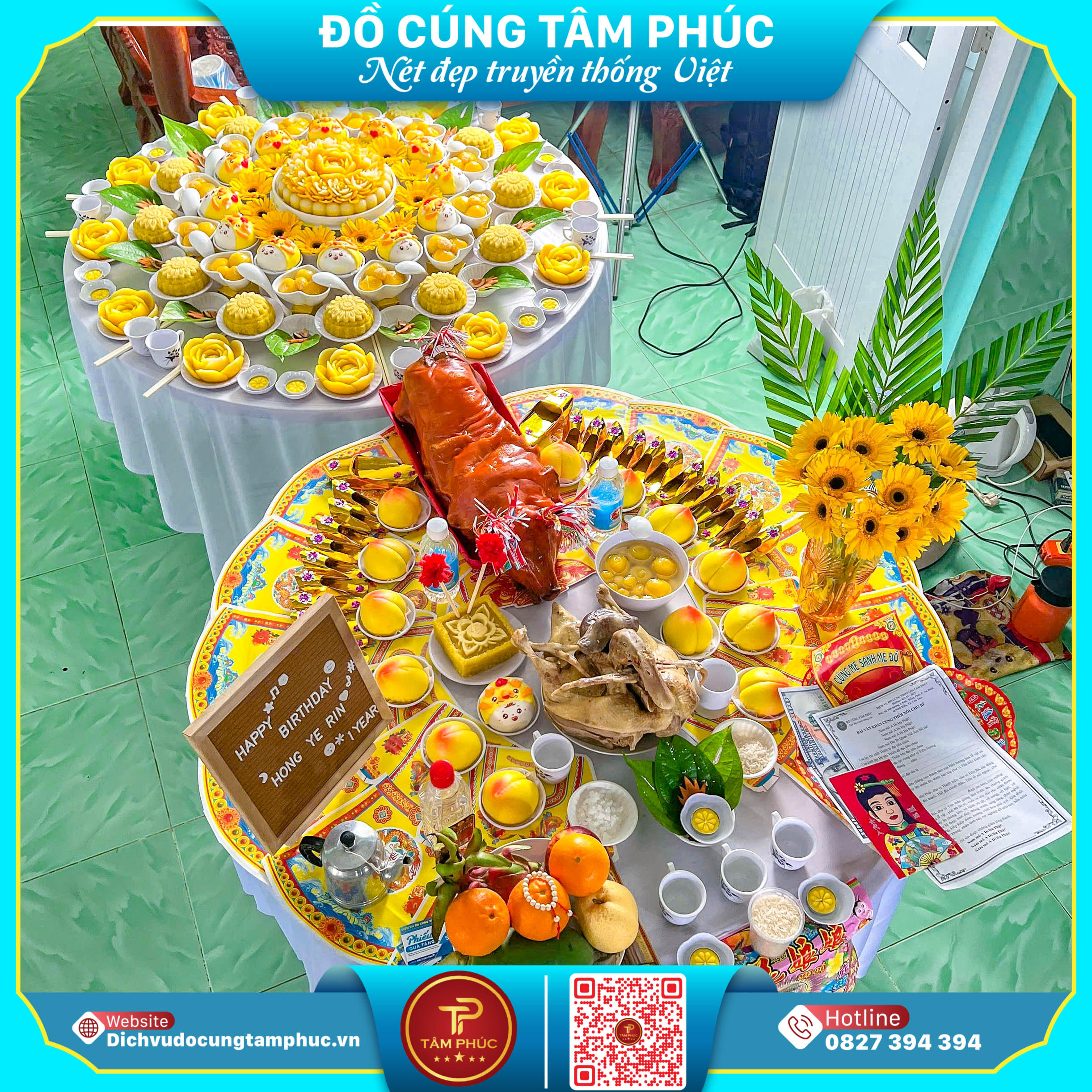 Heo quay cúng lễ nguyên con tại Cần Thơ.