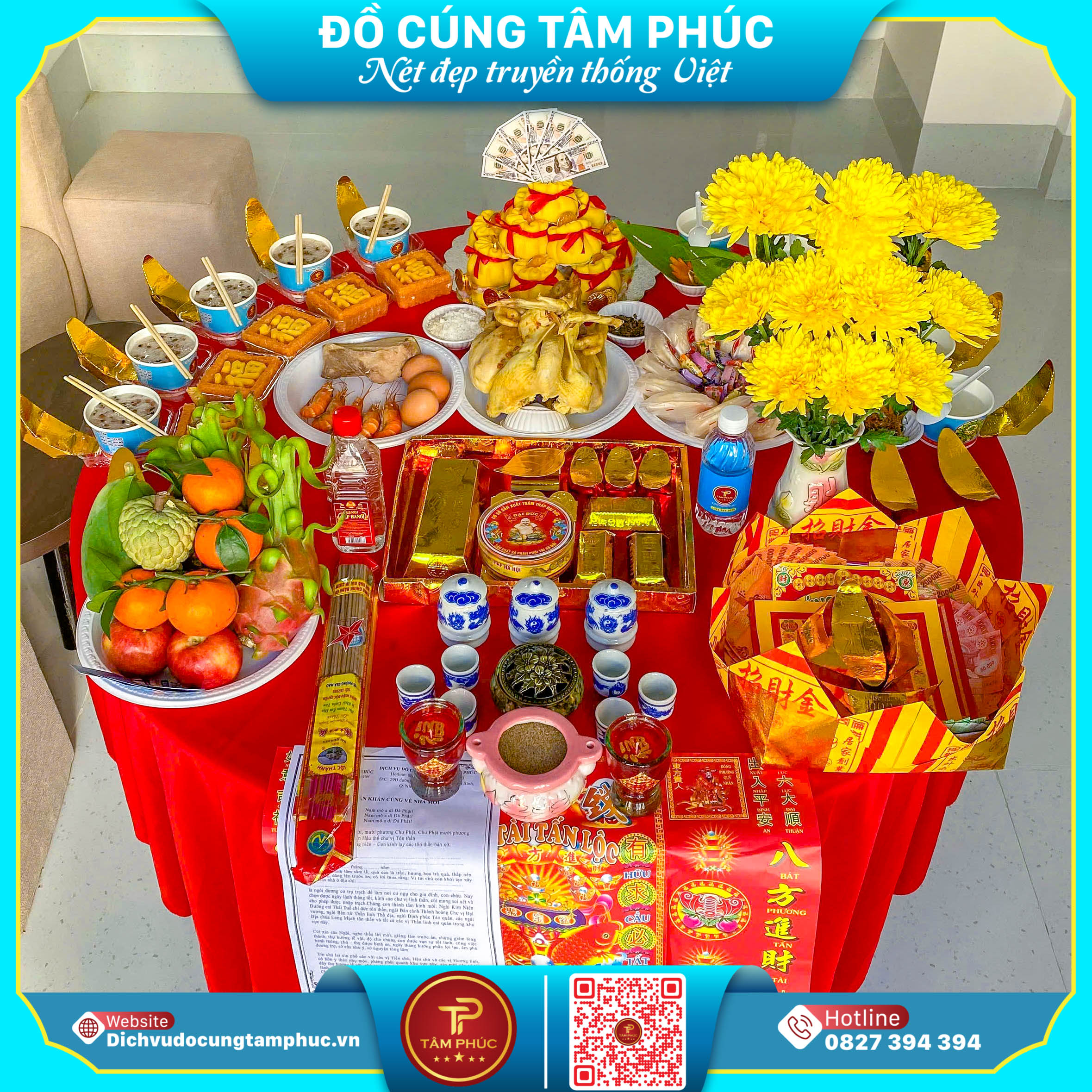 Cúng nhập trạch đúng cách giao đạo bình an , tài lộc sinh sôi.