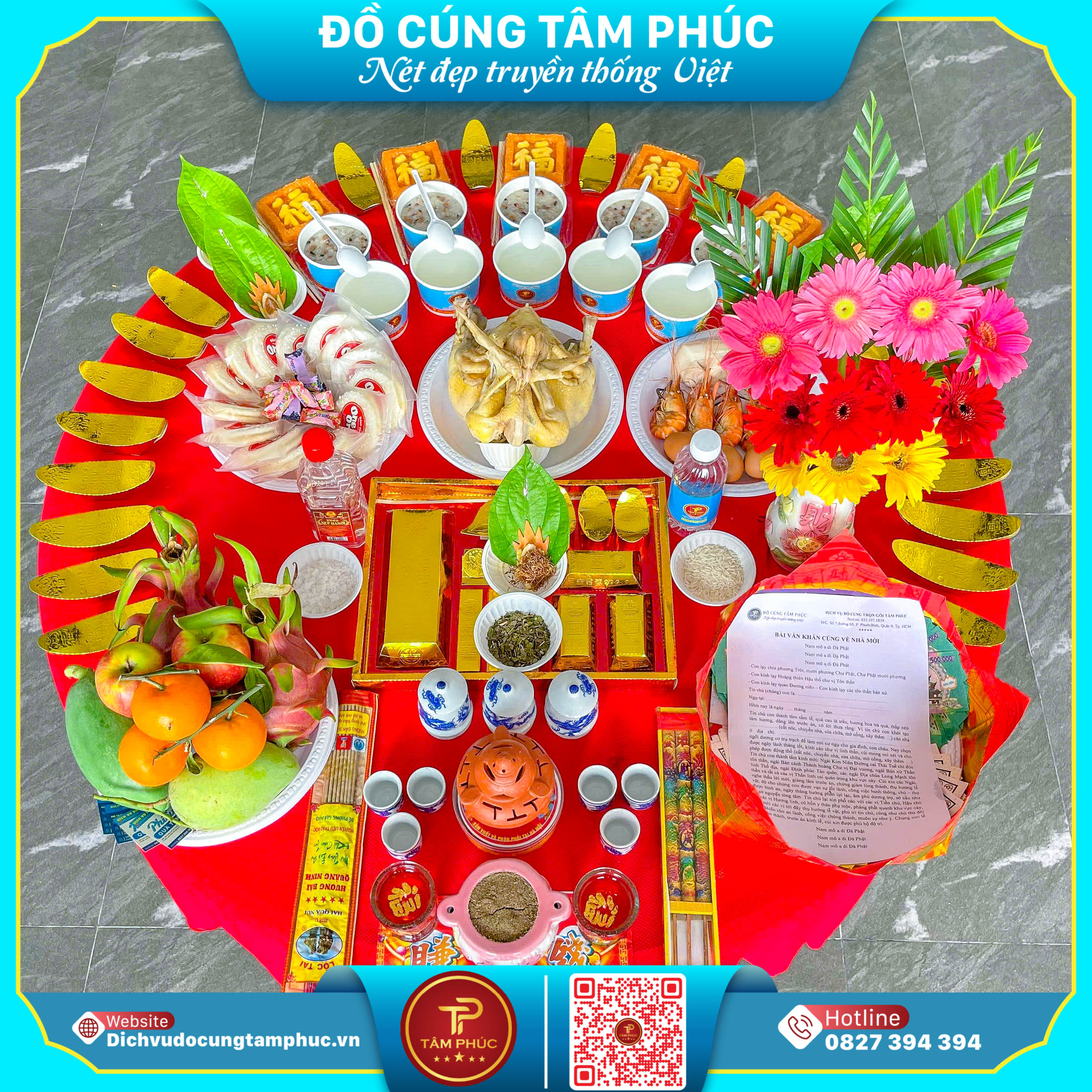 Cúng nhập trạch đúng cách giao đạo bình an , tài lộc sinh sôi.