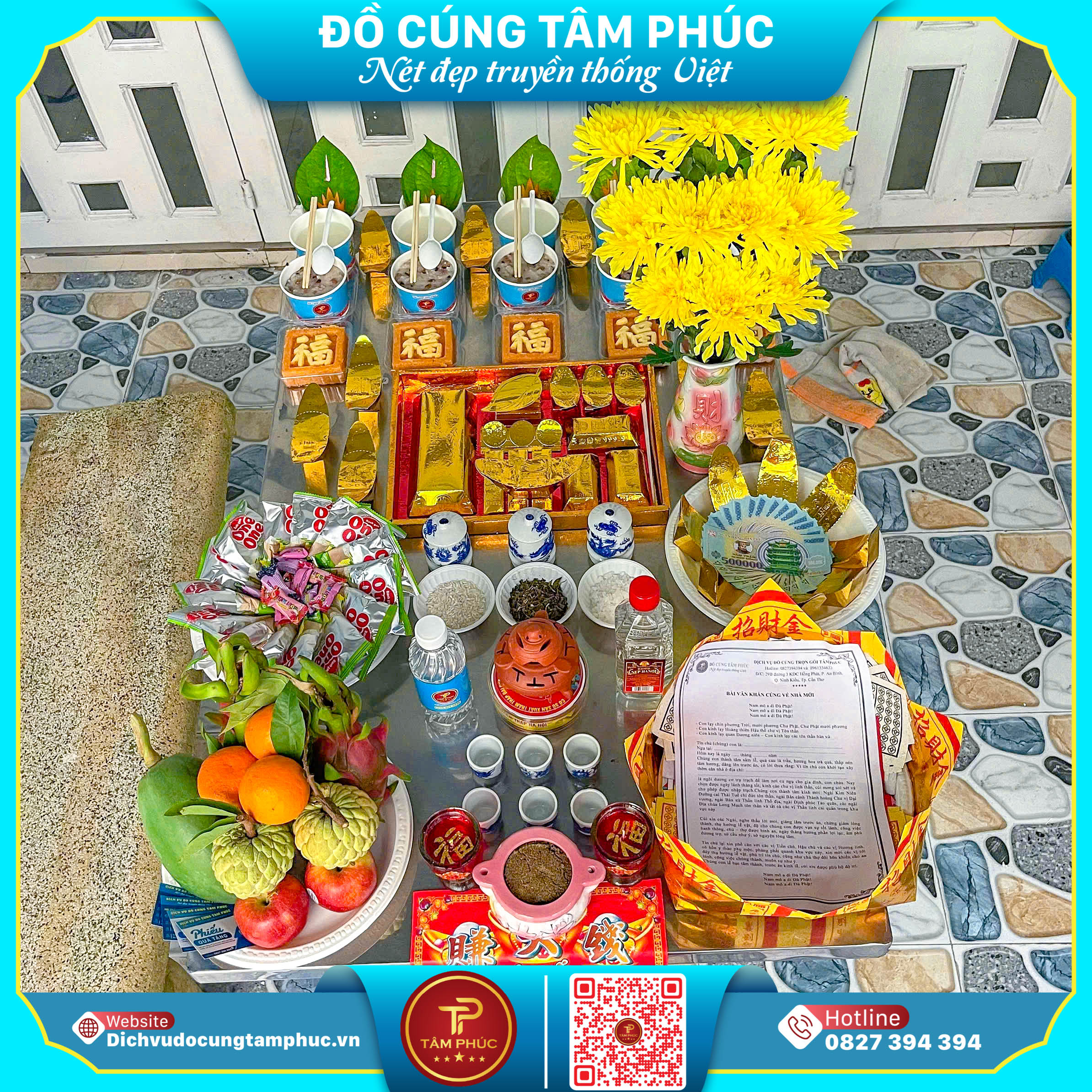Cúng nhập trạch đúng cách giao đạo bình an , tài lộc sinh sôi.